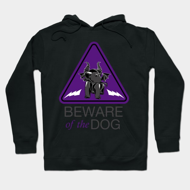 Beware of the evil puppy Hoodie by BananaPrints